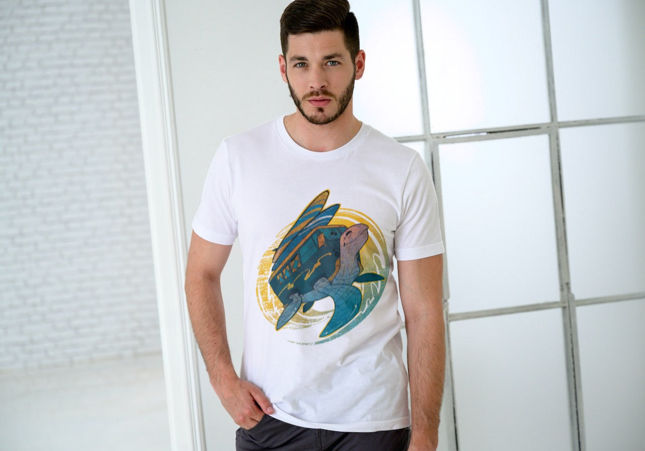 Turtle Surfer Kombi T- Shirt (Unisex Sizes)
